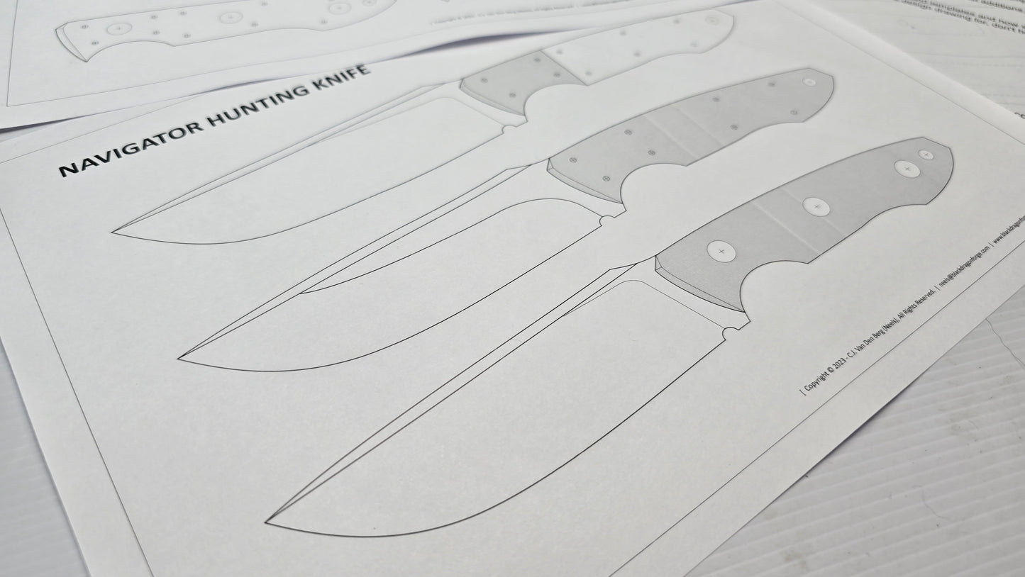 Navigator Hunting Knife Design