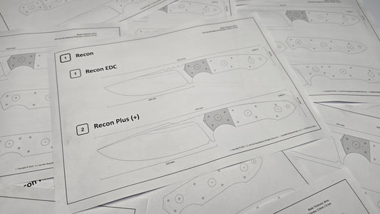 Recon Knife Template