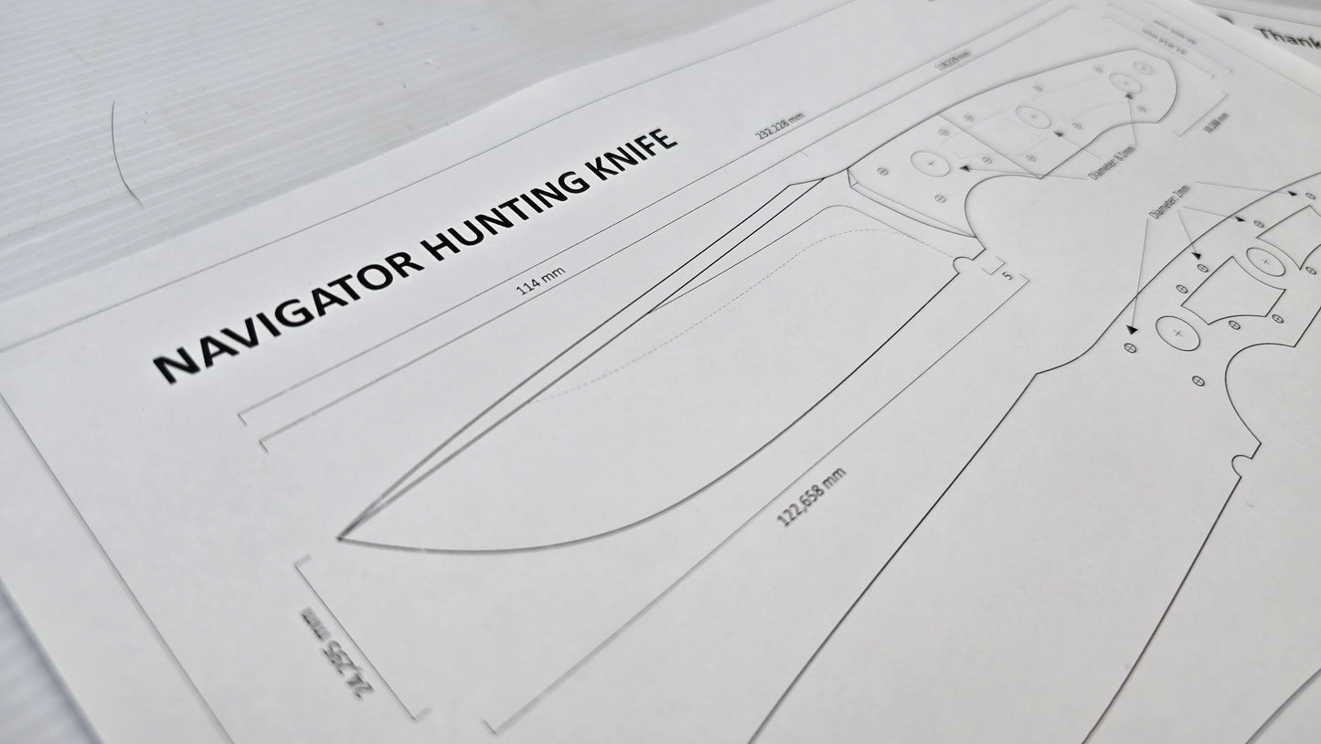 Navigator Hunting Knife Design